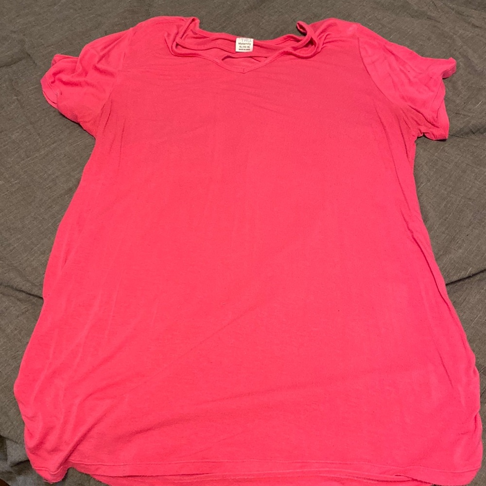 Maternity Top with side Rooching.